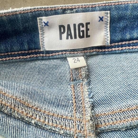PAIGE "Margot" Cropped Skinny Jeans - Size 24 - Picture 6 of 7